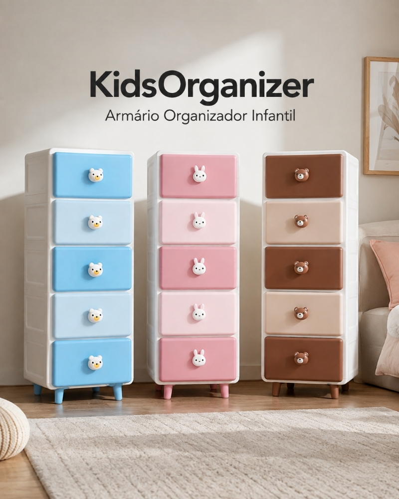 Armário Organizador Infantil KidsOrganizer™