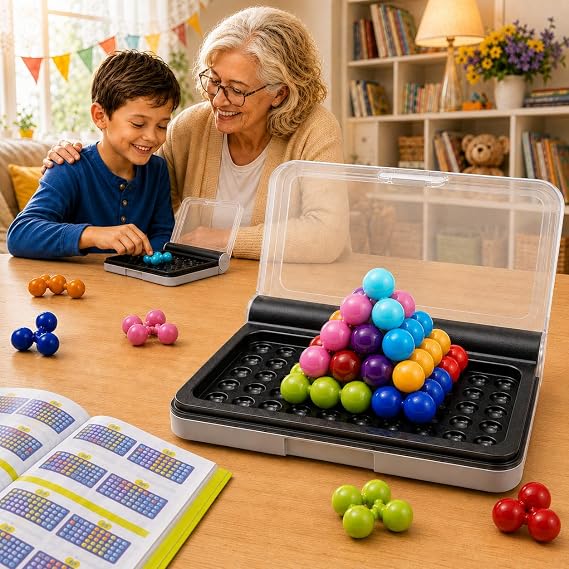 Quebra-Cabeça 3D e 2D IQ Puzzler 120 Desafios de Lógica e Raciocínio